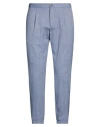 At.p.co At. P.co Man Pants Slate Blue Size 34 Polyester, Wool, Elastane
