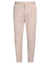 At.p.co At. P.co Man Pants Taupe Size 34 Polyester, Wool, Elastane In Brown