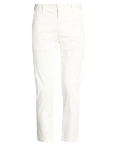 At.p.co At. P.co Man Pants White Size 28 Cotton, Elastane