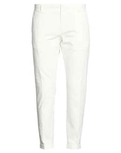 At.p.co At. P.co Man Pants White Size 38 Cotton, Elastane