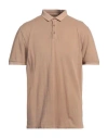 At.p.co At. P.co Man Polo Shirt Beige Size S Cotton