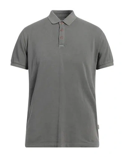 At.p.co At. P.co Man Polo Shirt Grey Size L Cotton In Grey