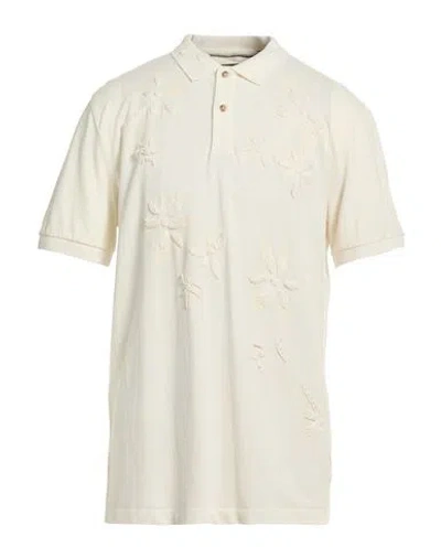 At.p.co At. P.co Man Polo Shirt Off White Size S Cotton In Neutral