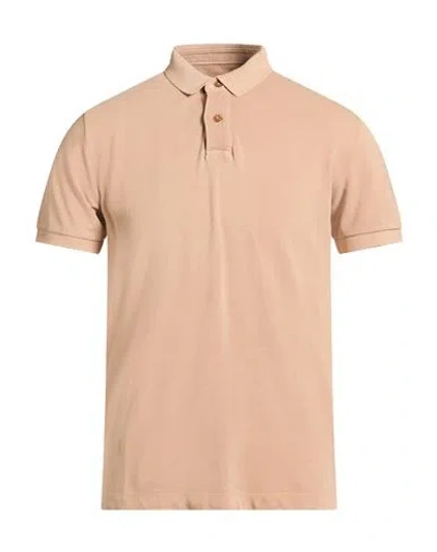At.p.co At. P.co Man Polo Shirt Sand Size S Cotton In Brown