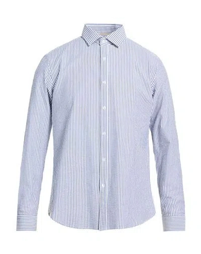 At.p.co At. P.co Man Shirt Blue Size 17 ½ Cotton