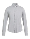 At.p.co At. P.co Man Shirt Grey Size 15 ½ Cotton