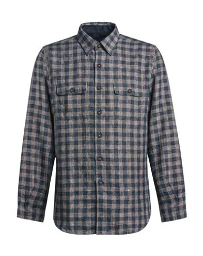 At.p.co At. P.co Man Shirt Grey Size 15 ¾ Cotton In Black