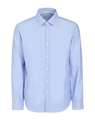 At.p.co At. P.co Man Shirt Light Blue Size 15 Cotton, Polyester