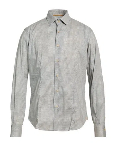 At.p.co At. P.co Man Shirt Light Grey Size 16 ½ Cotton In Gray