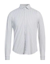 At.p.co At. P.co Man Shirt Light Grey Size 16 Polyester, Elastane In Grey