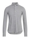 At.p.co At. P.co Man Shirt Light Grey Size 17 Cotton In Grey