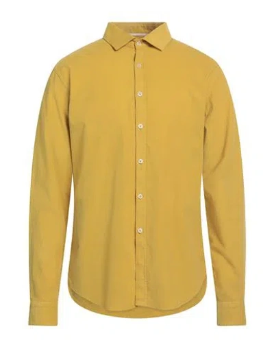 At.p.co At. P.co Man Shirt Marigold Size 16 Cotton, Elastane