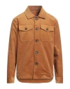 At.p.co At. P.co Man Shirt Marigold Size M Cotton, Elastane In Yellow