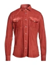 At.p.co At. P.co Man Shirt Red Size 15 ½ Cotton