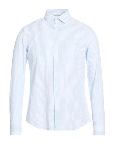 At.p.co At. P.co Man Shirt Sky Blue Size 15 ½ Cotton