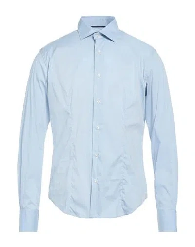 At.p.co At. P.co Man Shirt Sky Blue Size 16 ½ Cotton