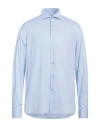 At.p.co At. P.co Man Shirt Sky Blue Size 16 Cotton, Elastane