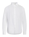 At.p.co At. P.co Man Shirt White Size 17 ¾ Cotton, Polyester