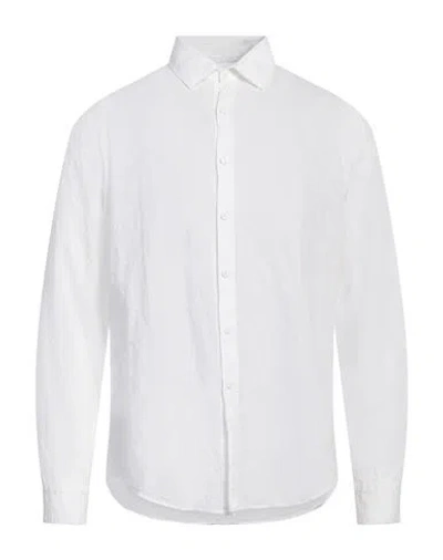 At.p.co At. P.co Man Shirt White Size 17 ¾ Cotton, Polyester