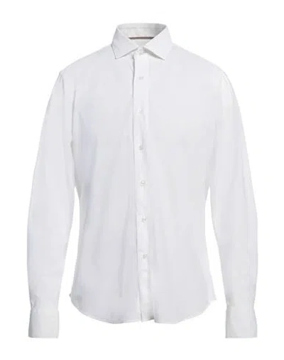At.p.co At. P.co Man Shirt White Size 15 ¾ Polyamide, Elastane