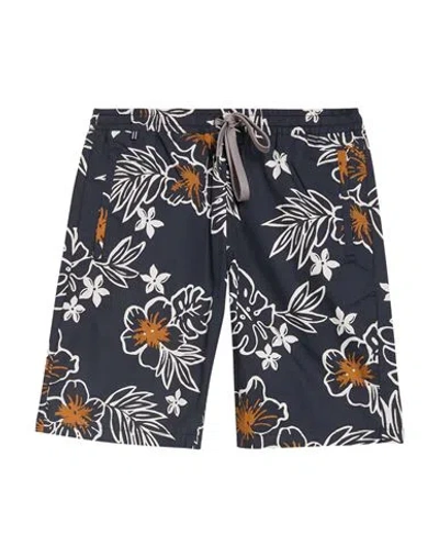 At.p.co At. P.co Man Shorts & Bermuda Shorts Midnight Blue Size 28 Cotton, Elastane
