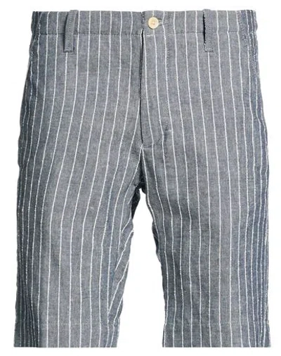 At.p.co At. P.co Man Shorts & Bermuda Shorts Slate Blue Size 30 Cotton, Linen, Polyamide