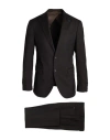 At.p.co At. P.co Man Suit Black Size 48 Polyester, Viscose, Elastane