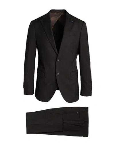At.p.co At. P.co Man Suit Black Size 48 Polyester, Viscose, Elastane