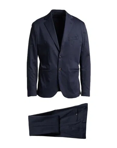 AT.P.CO AT. P.CO MAN SUIT MIDNIGHT BLUE SIZE 38 COTTON, VISCOSE, ELASTANE