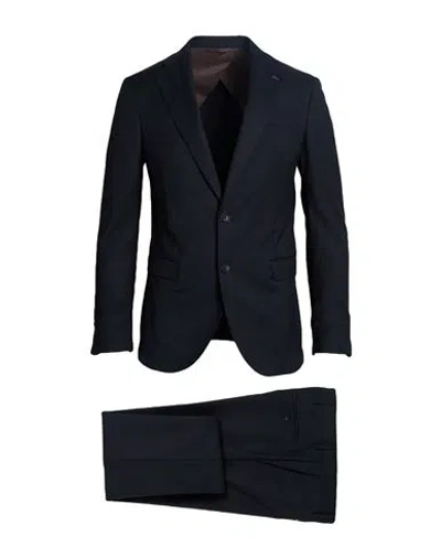 At.p.co At. P.co Man Suit Midnight Blue Size 44 Polyester, Viscose, Elastane