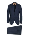At.p.co At. P.co Man Suit Navy Size 40 Polyester, Viscose, Wool, Elastane