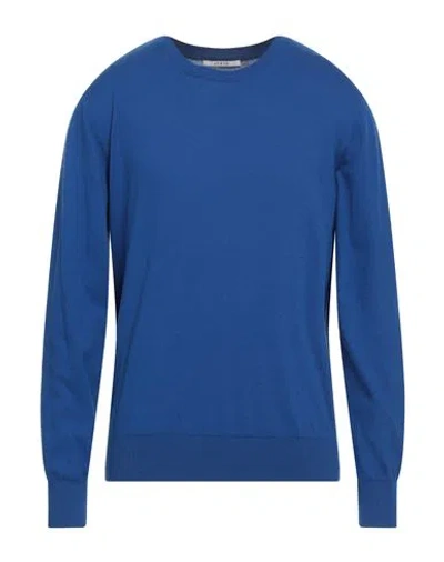 At.p.co At. P.co Man Sweater Bright Blue Size Xl Cotton