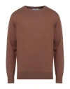 At.p.co At. P.co Man Sweater Brown Size Xxxl Cotton