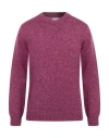 At.p.co At. P.co Man Sweater Mauve Size L Wool In Purple