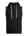 At.p.co At. P.co Man Sweatshirt Black Size L Polyester, Viscose, Elastane