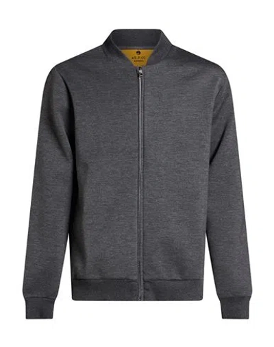 At.p.co At. P.co Man Sweatshirt Grey Size Xxl Polyester, Viscose, Elastane