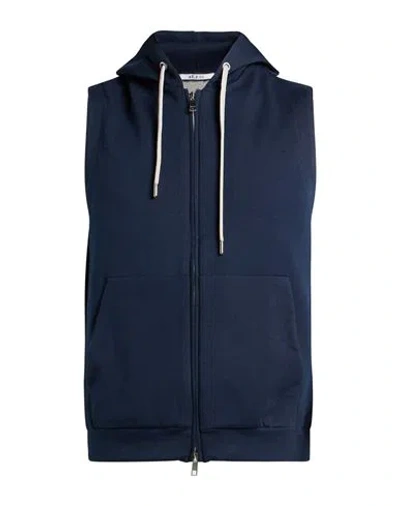 At.p.co At. P.co Man Sweatshirt Midnight Blue Size M Polyester, Viscose, Elastane