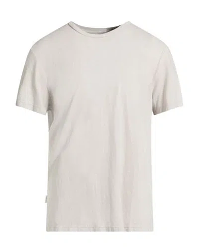 At.p.co At. P.co Man T-shirt Light Grey Size M Linen, Cotton In Gray
