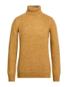 At.p.co At. P.co Man Turtleneck Camel Size L Polyamide, Acrylic, Wool, Alpaca Wool In Brown