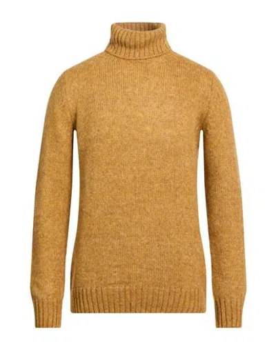 At.p.co At. P.co Man Turtleneck Camel Size L Polyamide, Acrylic, Wool, Alpaca Wool In Brown