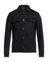 At.p.co At. P.co Studio Man Jacket Navy Size 44 Polyester, Acrylic In Blue