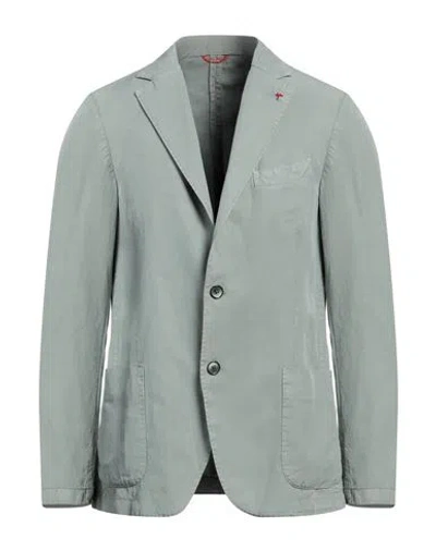 At.p.co At. P.co Man Blazer Sage Green Size 38 Tencel, Cotton, Linen