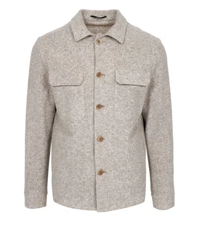 At.p.co Jackets Beige In Gray