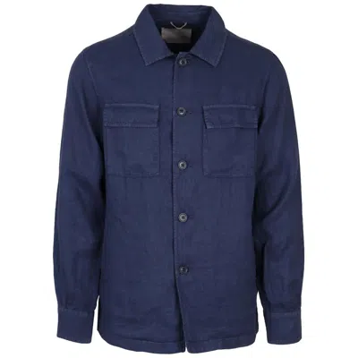 At.p.co Blue Linen Shirt