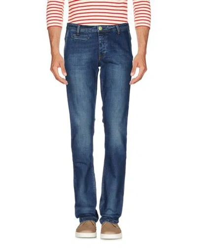 At.p.co Denim Pants In Blue