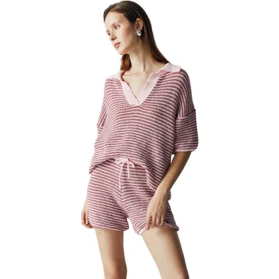 Ats Gema Knit Set In Pink