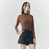 Ats Mira Long Sleeve Top In Brown