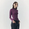 Ats Mira Long Sleeve Top In Purple
