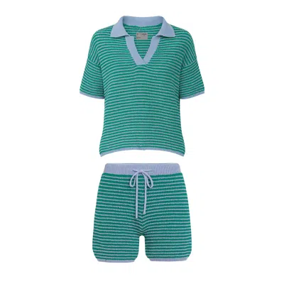 Ats The Label Gema Green Knit Set