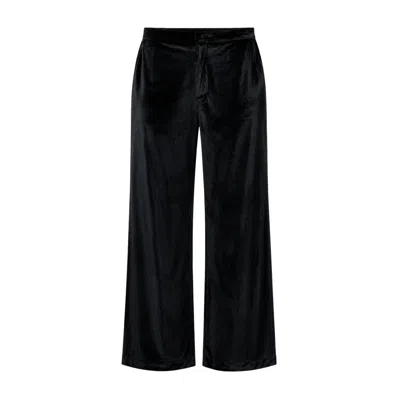 Ats The Label Women's Cora Black Velvet Pants